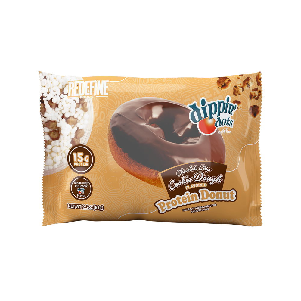 Redefine Foods Dippin' Dots® Chocolate Chip Cookie Dough Protein Donut